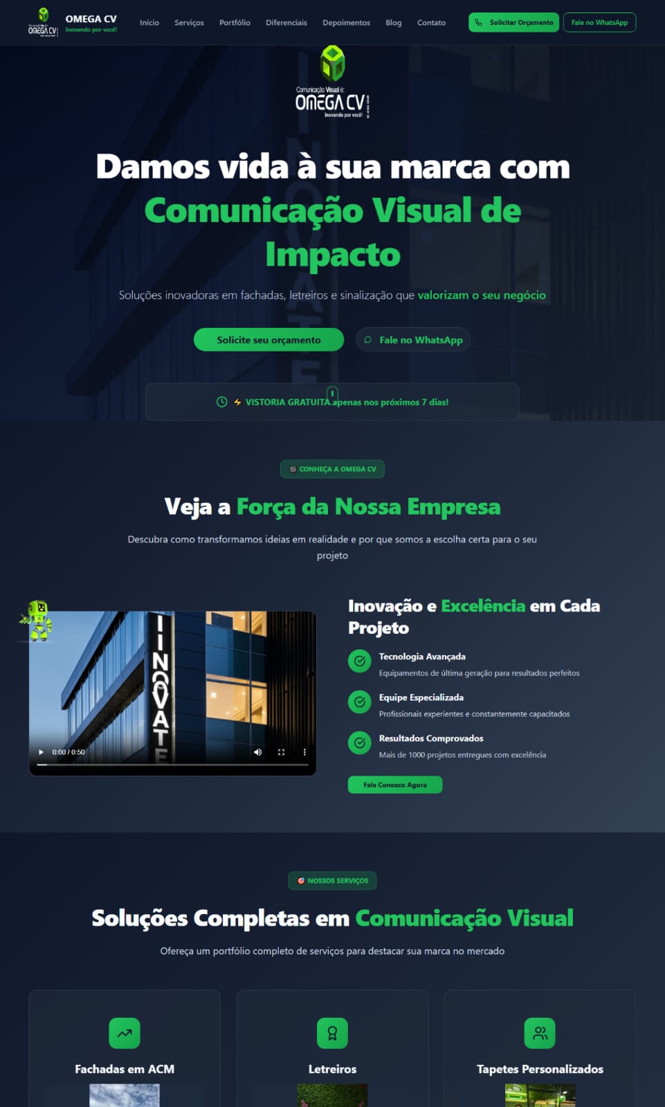 Comunicação Visual - Ômega CV